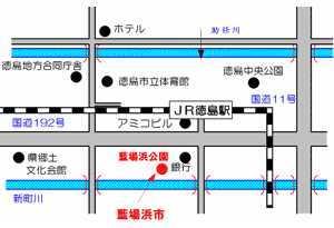 藍場浜市の地図画像（外部サイト）