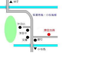 津田支所地図